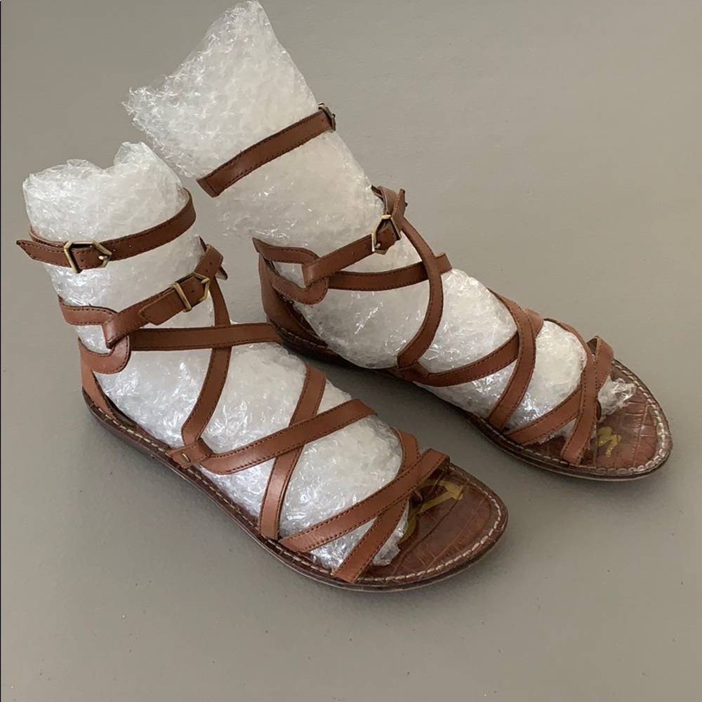 Sam Edelman Tan Gladiator Sandals - 7